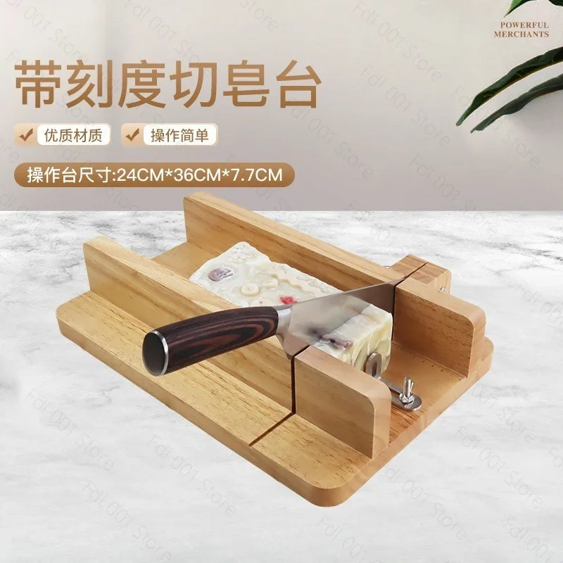 Handmade Soap Cutter Table with Scale Mark DIY Slicing Tool for Cold & Hot Process Soap Making