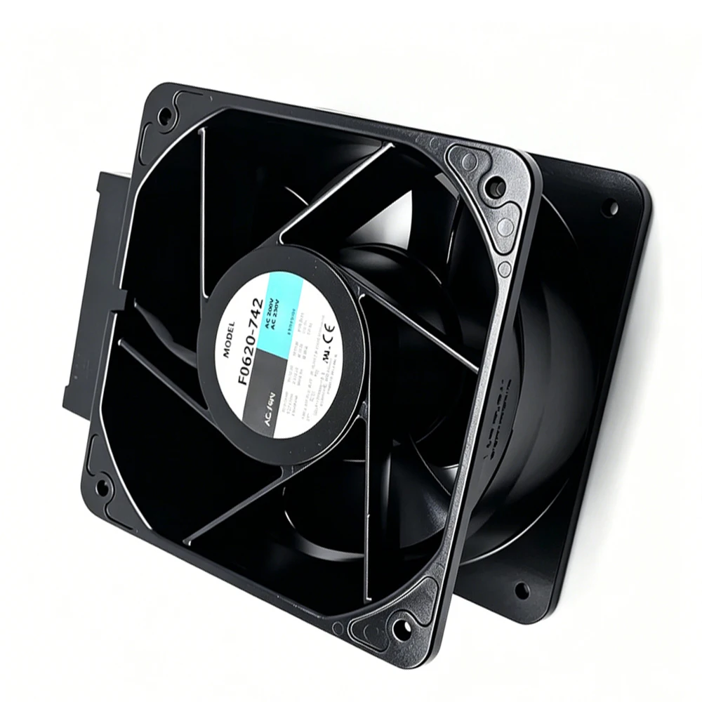 F0620-742 AC 200-230V Cooling Fan 180x180x90mm, High Speed Axial Exhaust 0.4A 54.5W for Inverter Drive Cabinet Industrial Equipm