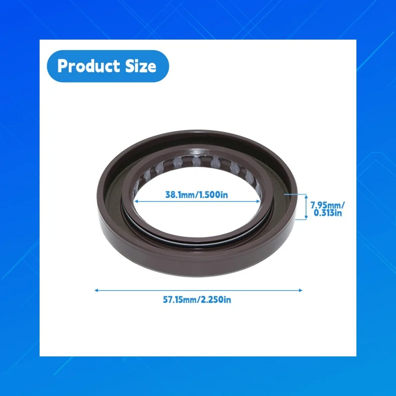 

OEM:TCM-589332.HPN-369 Size:38.1x57.15x7.95mm.DMHUIhigh-qualityFKMhydraulic motor oil seal,Fit for VickersPVH074/98 PV90R75