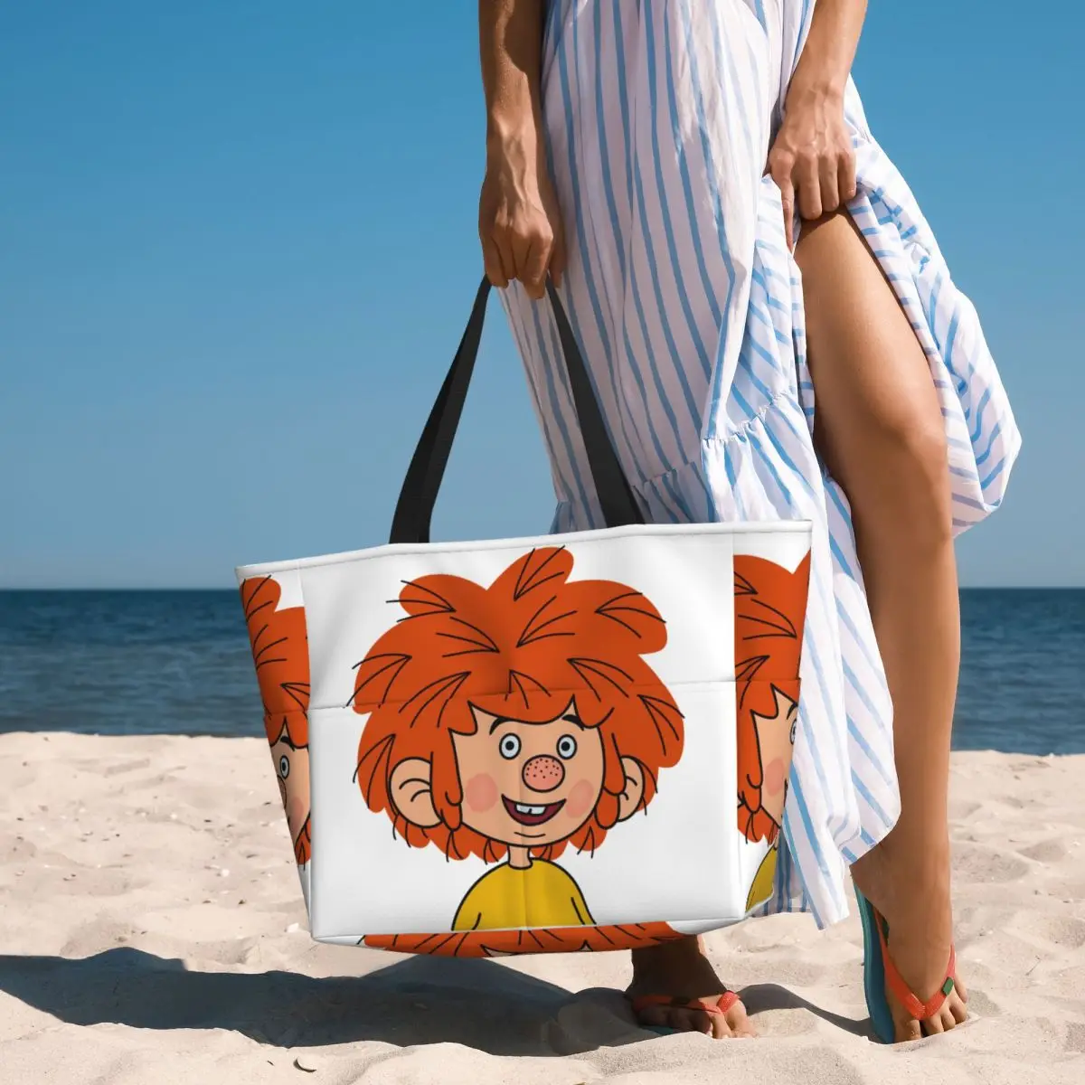 Pumuckl Beach Tote Bag Deporte Gimnasio Yoga Duffle Bolso grande Bolsa de viaje para mujer Bolsa de fitness