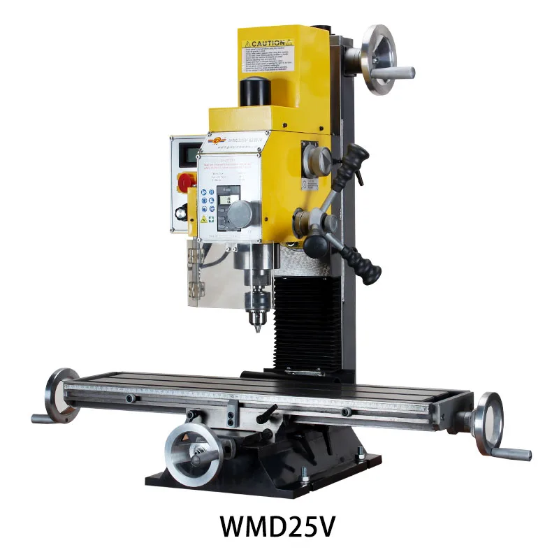 WMD25V Drilling and Milling Machine Multifunction Home Desktop Industrial Grade Drill Press Small Drilling and Milling One Bed