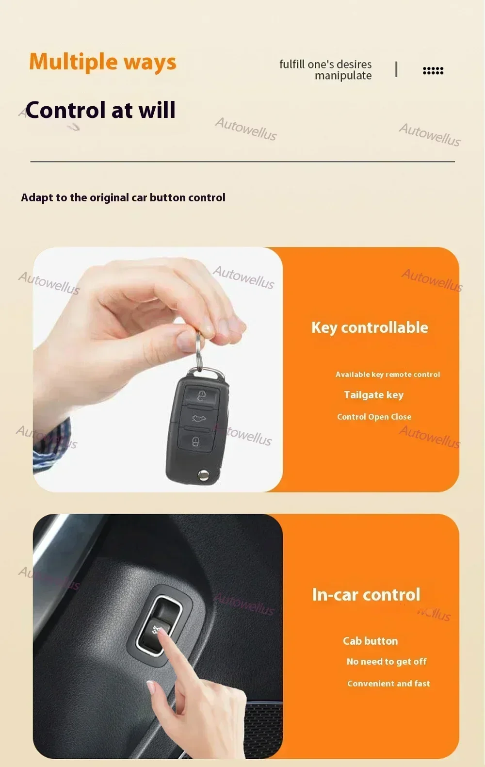 

Car Accessory For Volkswagen Passat 2016-2018 Electric Tailgate Modified Automatic Lifting Electric Motor for Trunk Kit Sensor