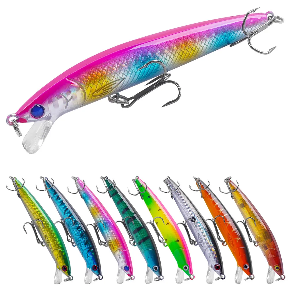 Señuelos Jerkbait Crankbait Minnow – Cebos Duros para Lubina y Trucha - imagen 2