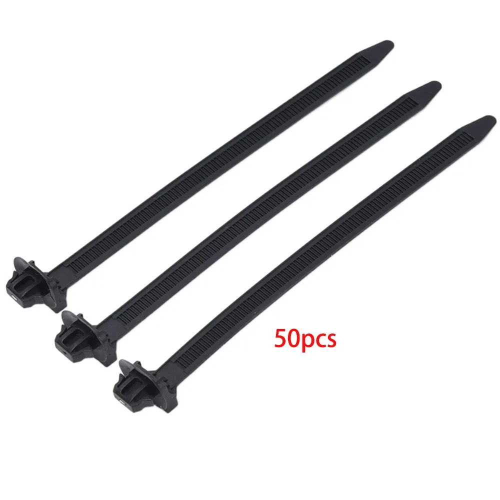20/50Pcs New Nylon Cable Tie Buckle Universal 165*8mm Fastening Rings Reusable Practical Cable Ties Tool Car Daily Repair