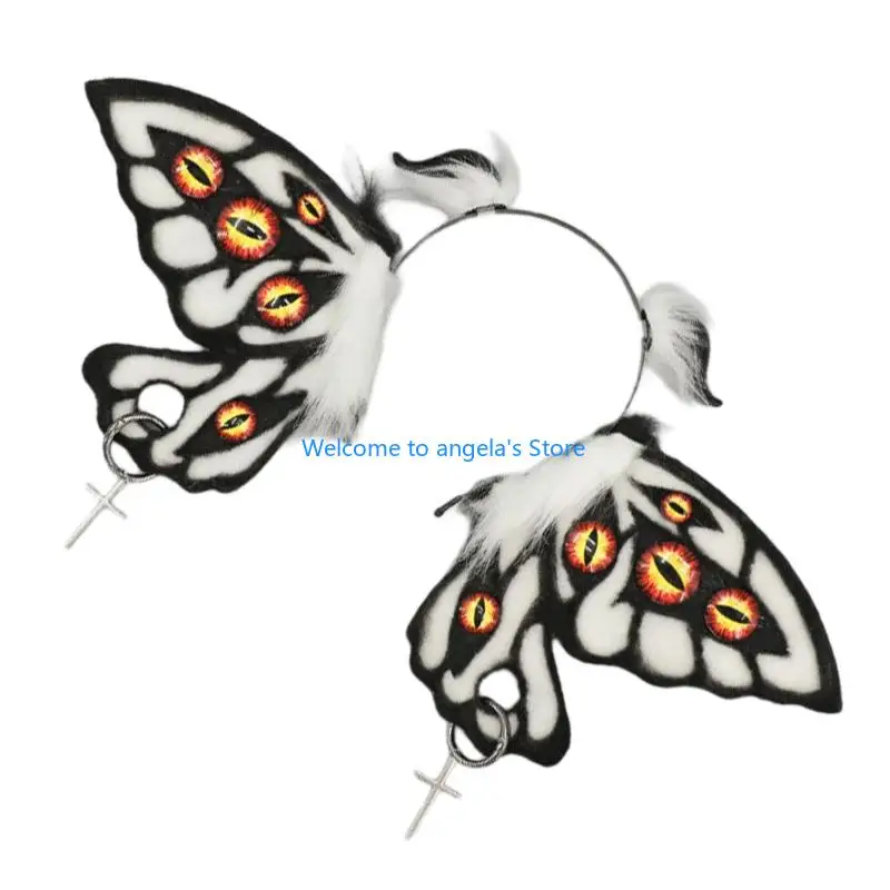 

X4YC Animal Ears Hairband Anime Theme Hairhoop Halloween Hairband Costume Accessories