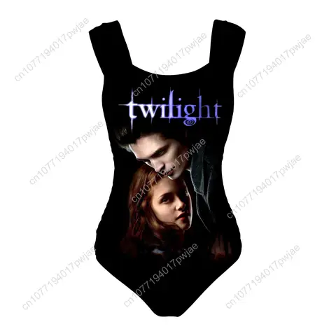 Twilight film Edward Bella maillot de bain une pièce large sangle femmes maillots de bain maillots de bain plage Sexy Bikini personnaliser maillots de bain