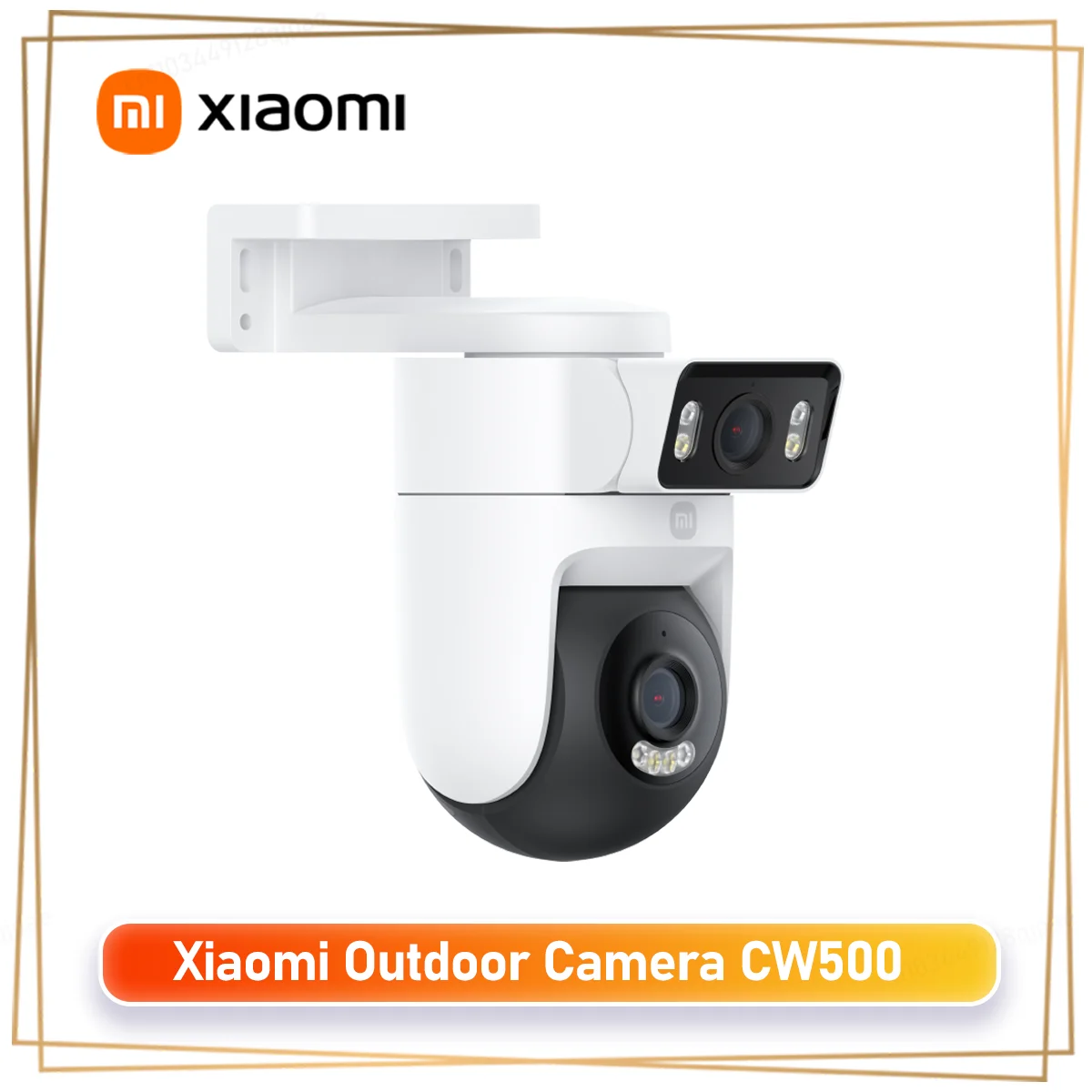 

Xiaomi Mijia CW500 Dual Outdoor Camera 4MP Dual Lenses PTZ Pan/Tilt 2.5K, IP66, AI Smart Detection Wi-Fi 6 Security Surveillance