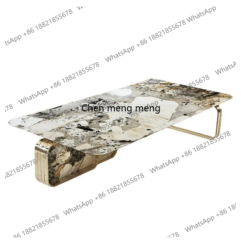 Atural Luxury Stone Coffee Table Interior Auxiliary House Large Coffee Table Useful Sleek Living Room Furniture Salongbord