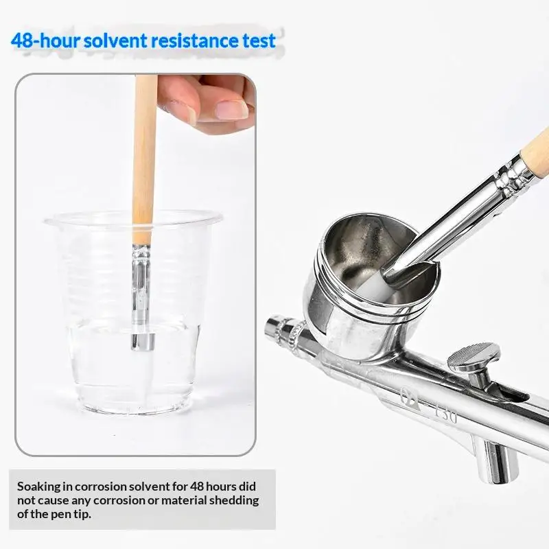 Akcesoria do modelarstwa, majsterkowania, narzędzia, aerograf, szczotka do czyszczenia, szybkie czyszczenie, odporność na korozję