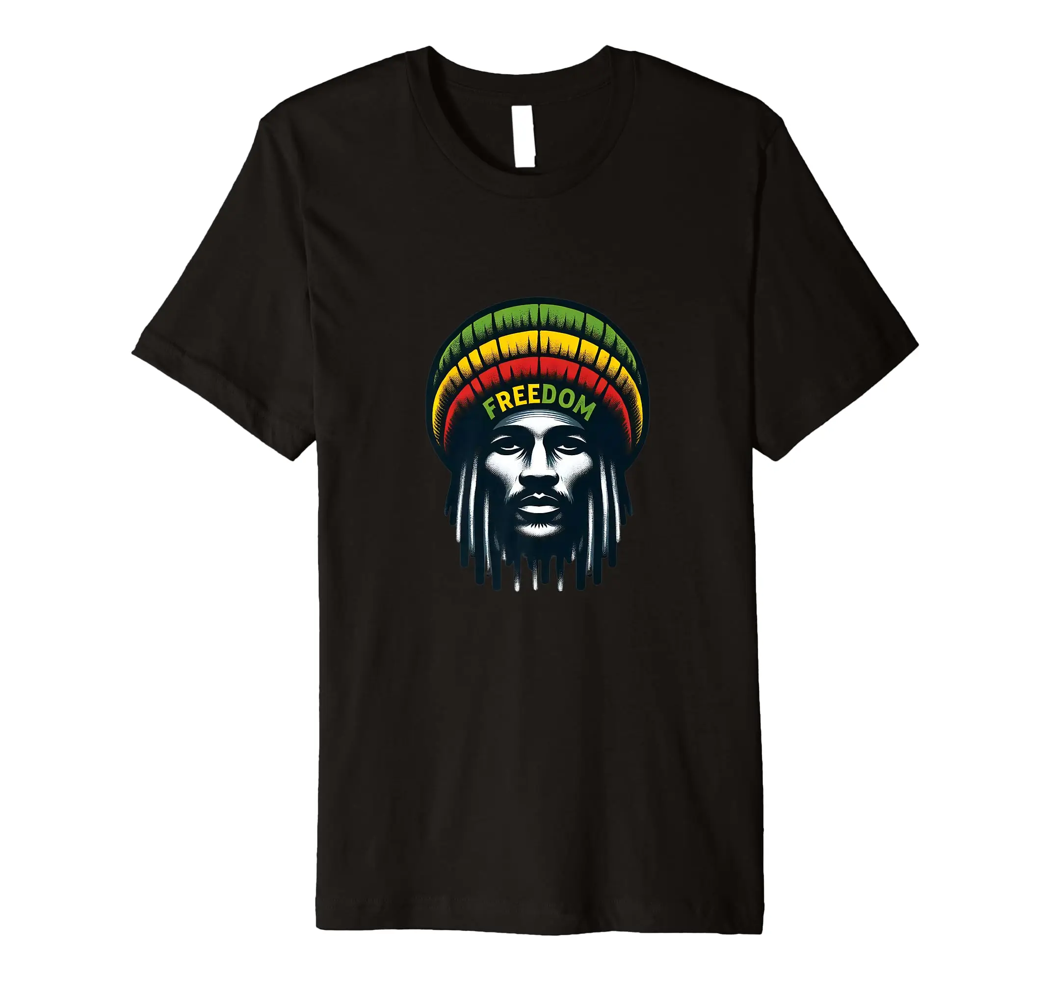 Freedom Rasta Man Premium T-Shirt