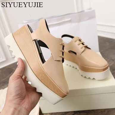 

Slippers Women Sandals Platform Sandals Shoes Women Stars 2022 Summer Sandals Indoor Outdoor Real Leather wedge Shoes Female