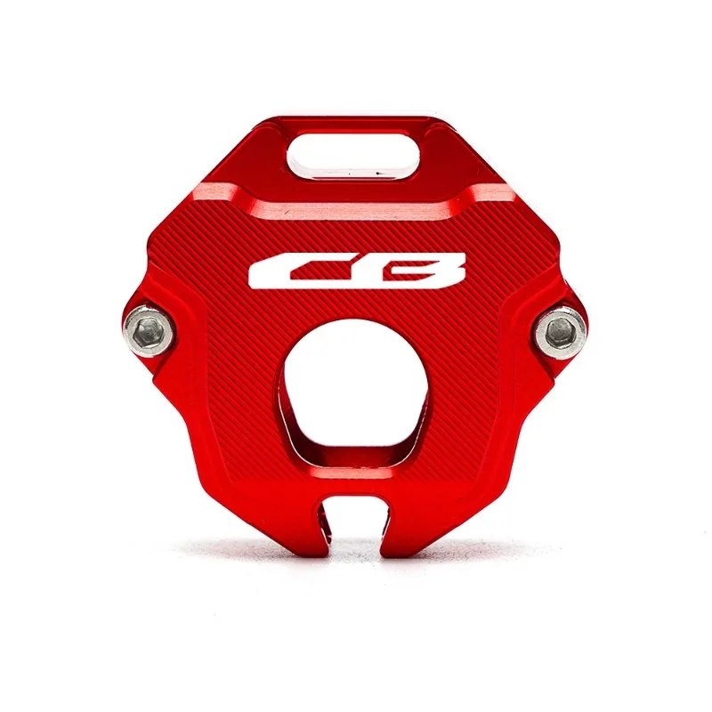 MOWOK Motorcycle Key Cover Case For Honda CBR Models - CNC Aluminum With Embroidery Badge Keyring