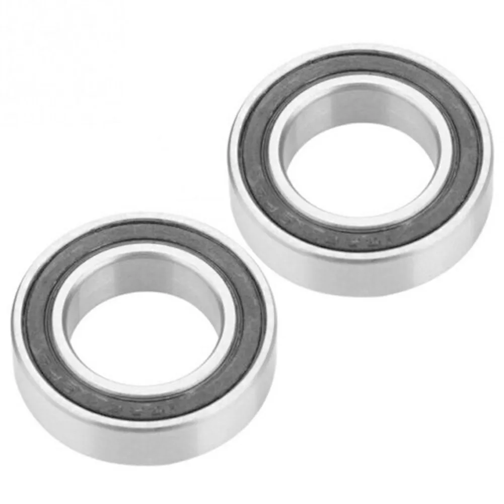 2 Pcs Bike Bicycle Cycling Ball Bearings Double-sealed 2RS 15267-2RS Type 15x26x7mm Size Steel Material Riding Cycling Accessory