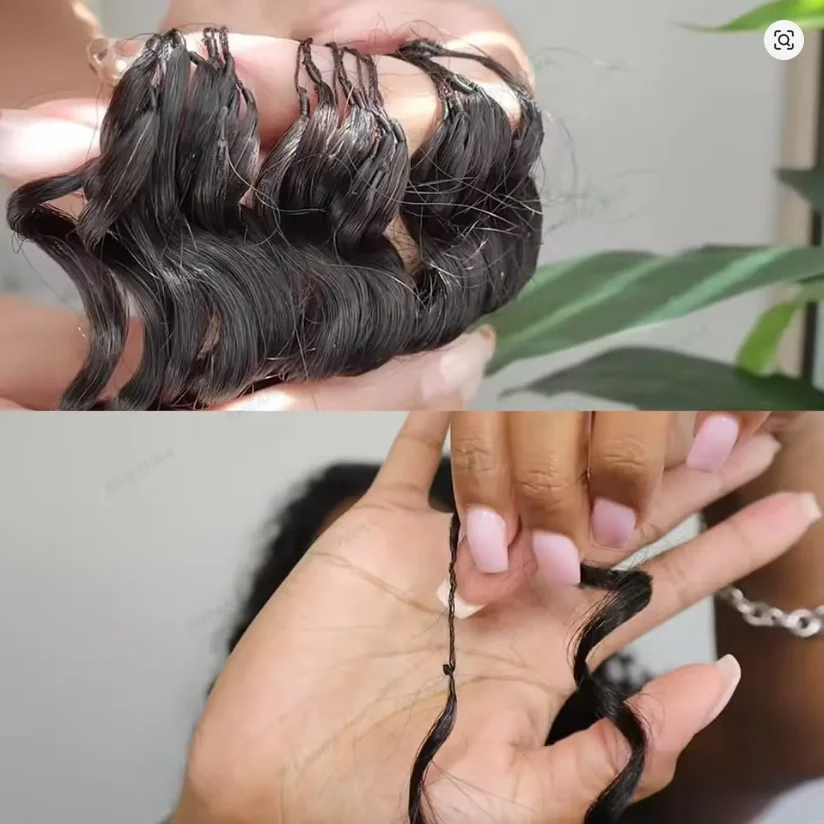 

Натуральные волосы для наращивания Body Wave Knotless Crochet, предварительно разделенные, для плетения косичек, 14-24 дюйма, в стиле бохо