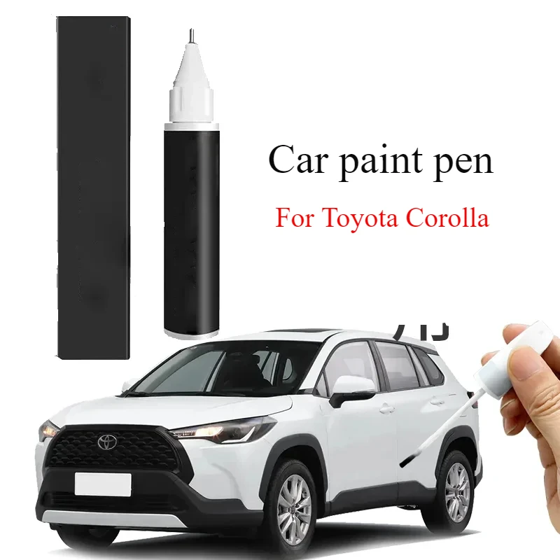 For Toyota Corolla Special  Refinish Pen Super White Vios Leiling Pearl White Camry Ink Crystal Black Original Car Paint