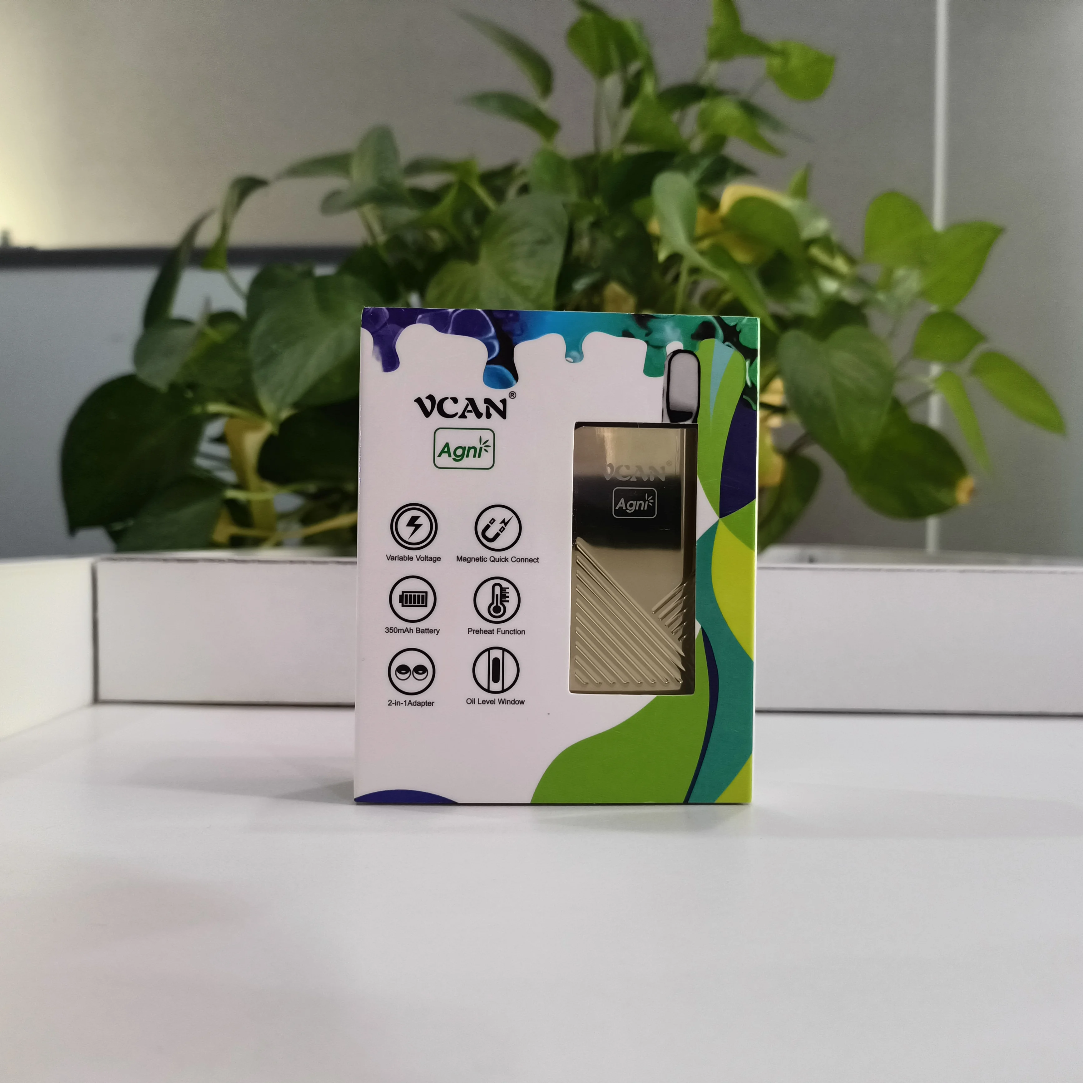 Ecpow Store 510 موضوع 350mah بطارية التسخين المسبق الجهد المتغير صالح خرطوشة CBD النفط السميك مع شاحن نوع C #3