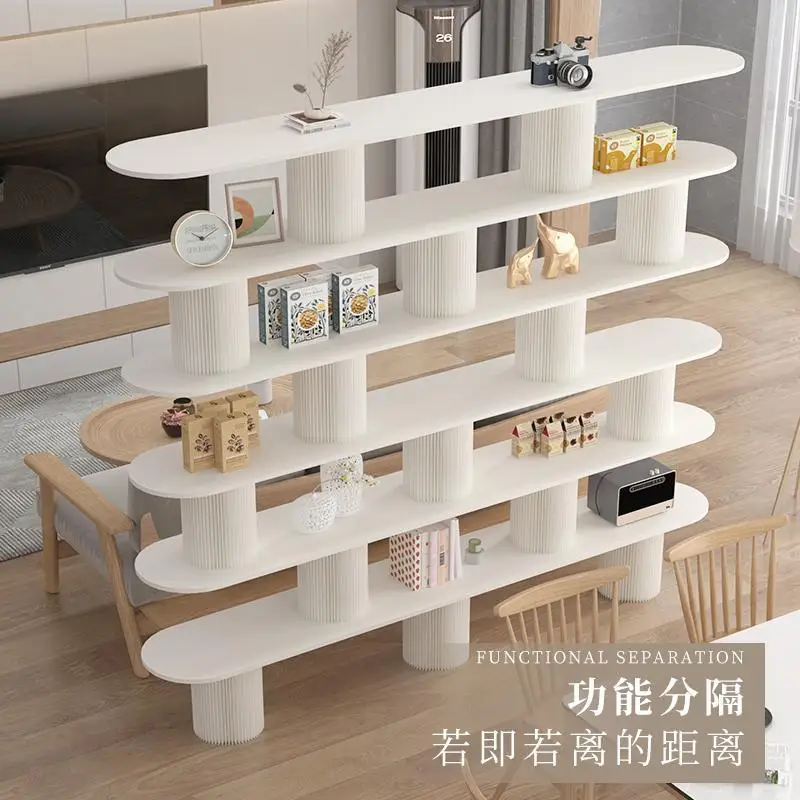 

Fashion storage paper screen partition office living room folding mobile paper wall live stream background false wall shutter