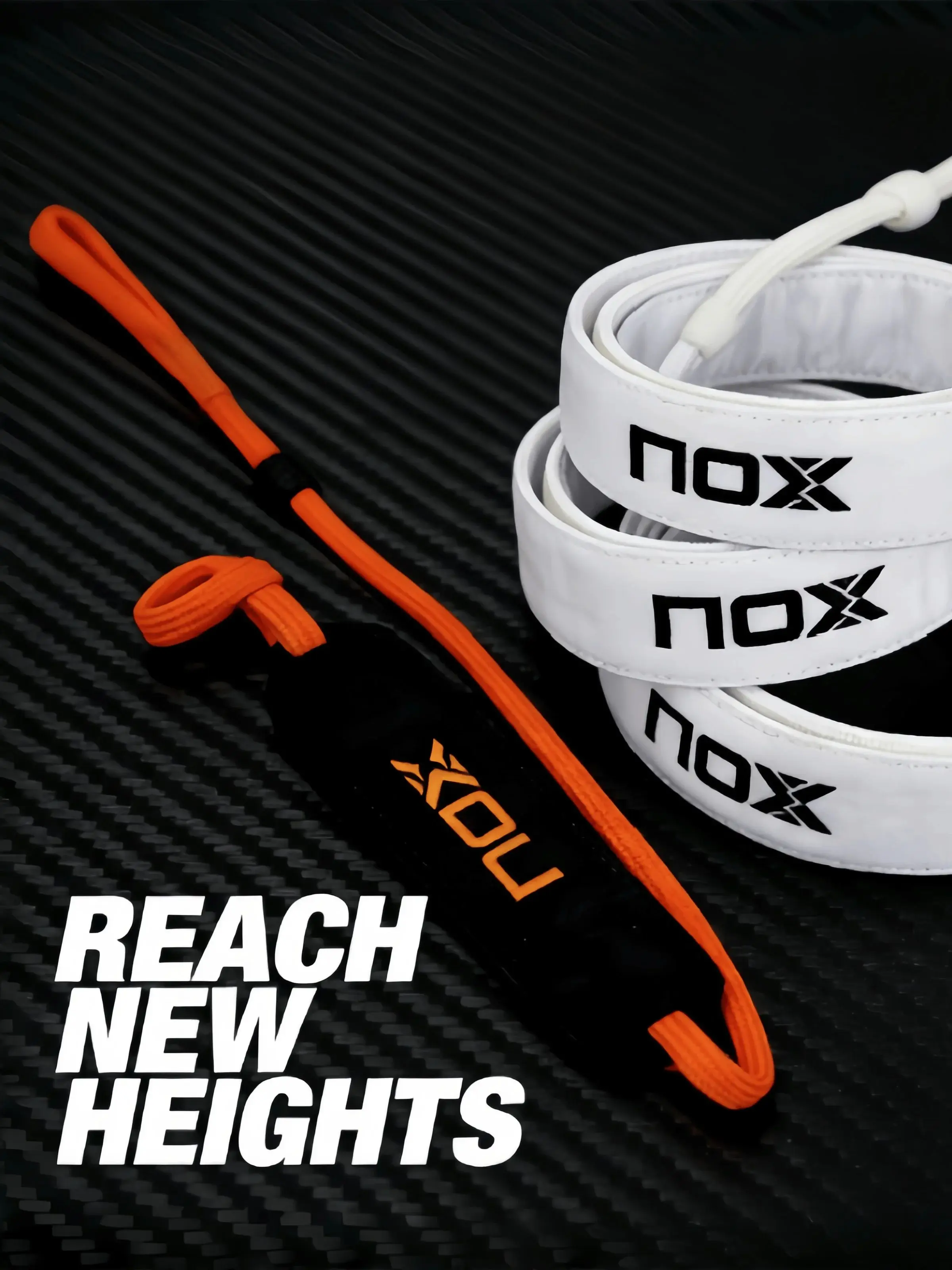 Nox Professional Saiten Einzelpackung, Sicherer Griff, Eliminierung des Risikos, dass der Schläger verloren geht, Stabiles Tennis-Erlebnis, Padel-Zubehör