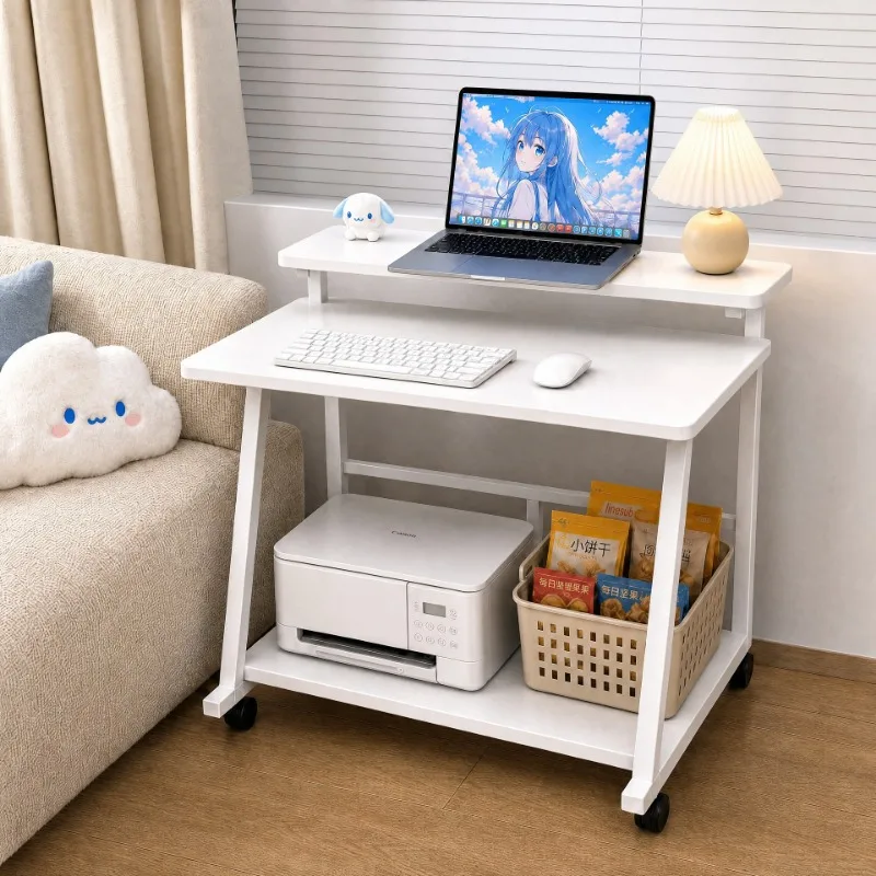 Mini Table Tower Compatible Gaming Computer Laptop Stand Office Desk Furniture Mobile Computer Desk Compact Home Gaming Bedside