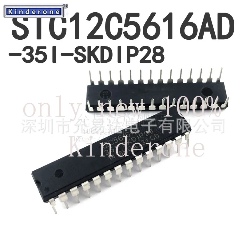 Brand new & original STC12C5616AD-35I-SKDIP28 Direct Plug