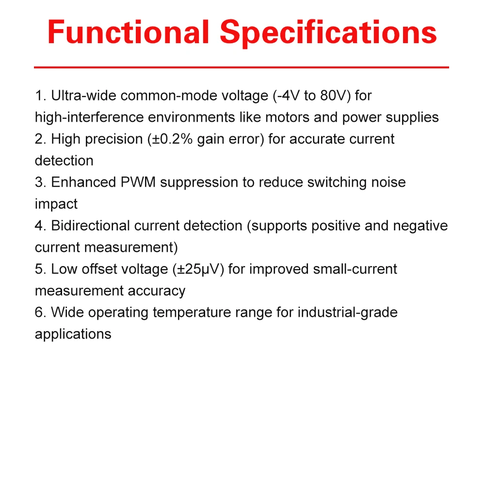 INA240A1/2/3/4 Strommessverstärkermodul - Bidirektionale Stromerfassung Verstärkung 20V/V 200V/V für Elektronik – Detail 12