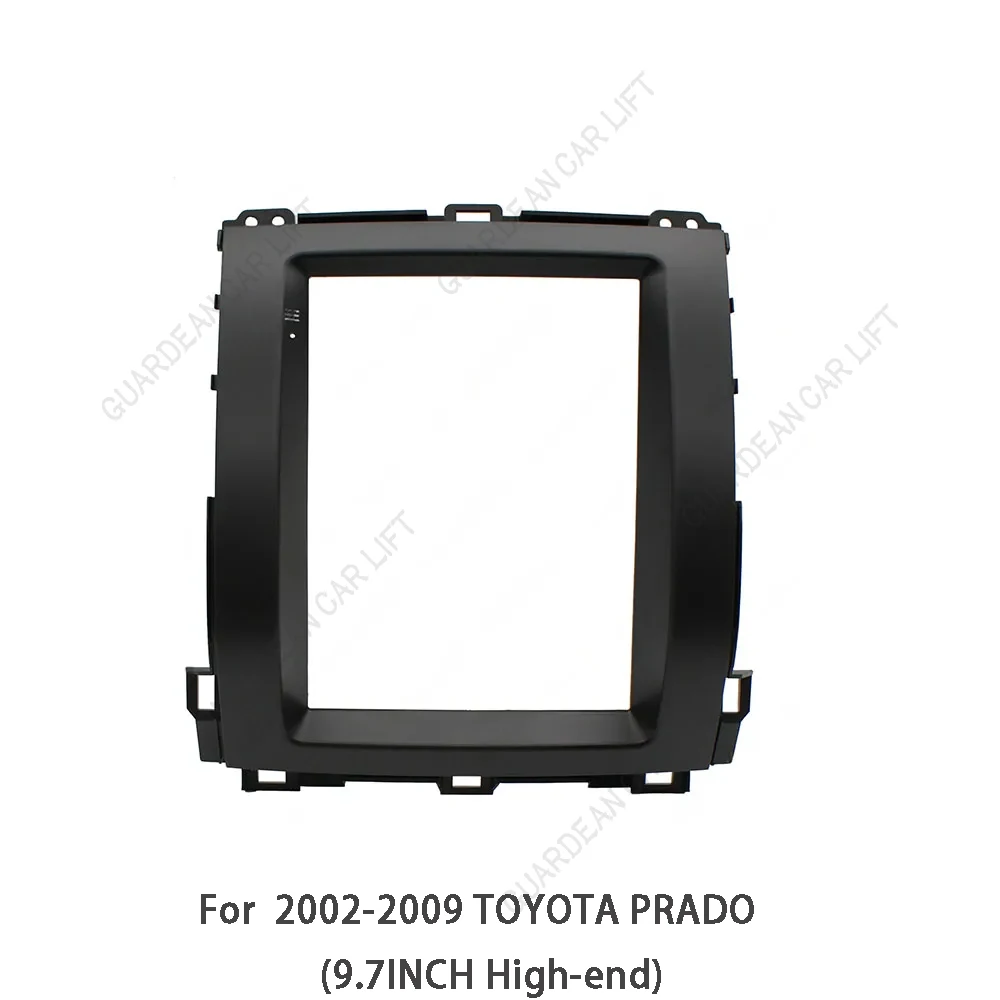 For 2002-2009 TOYOTA LAND CRUISER (9.7INCH, VERTICAL SCREEN)Car Radio Fascias Tesla Style Android Stereo Player 2Din Frame Panel view 4