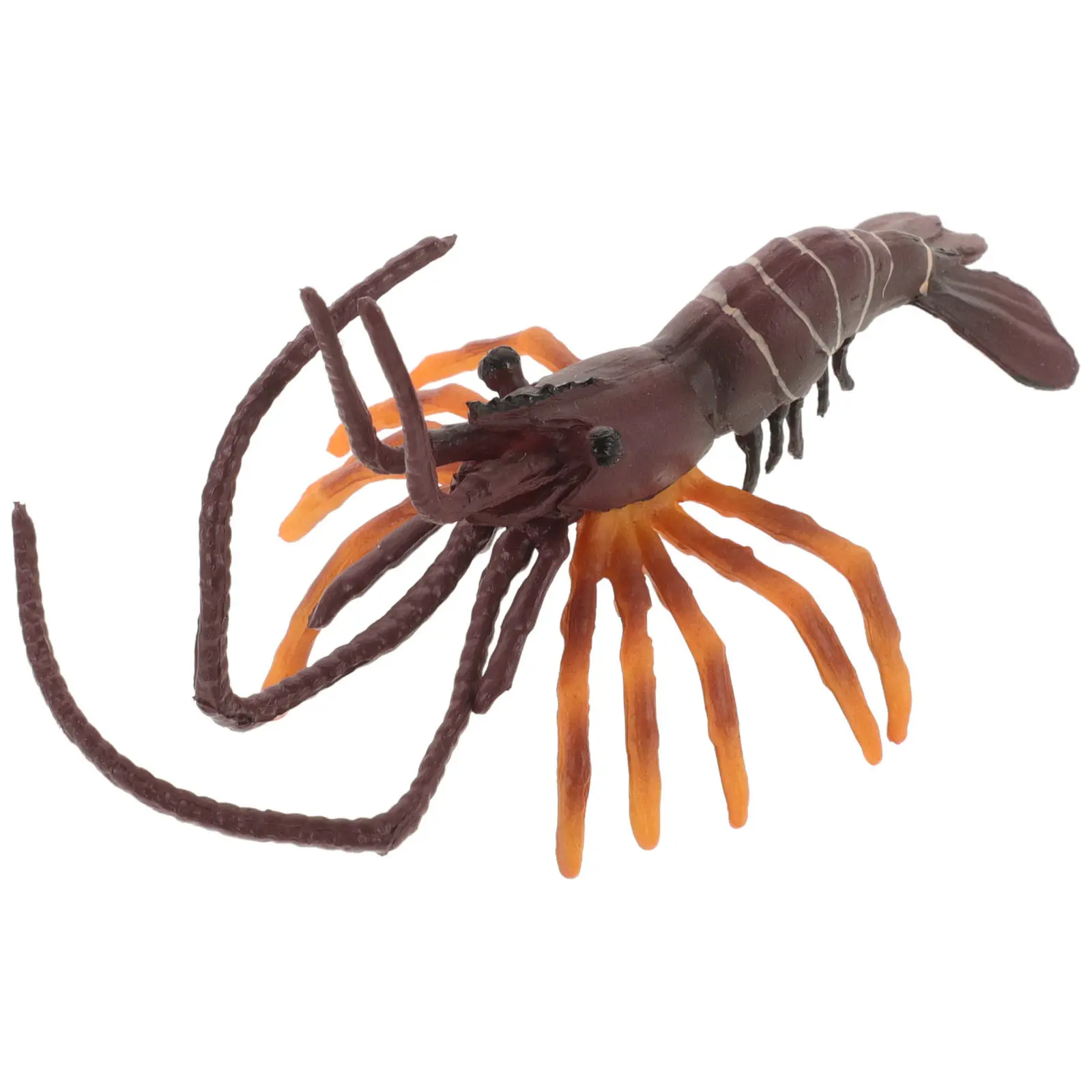 

Realistic Shrimp Simulation Display Decorative Artificial Shrimp for Home Garden Photography Prop Desktop Ornament
