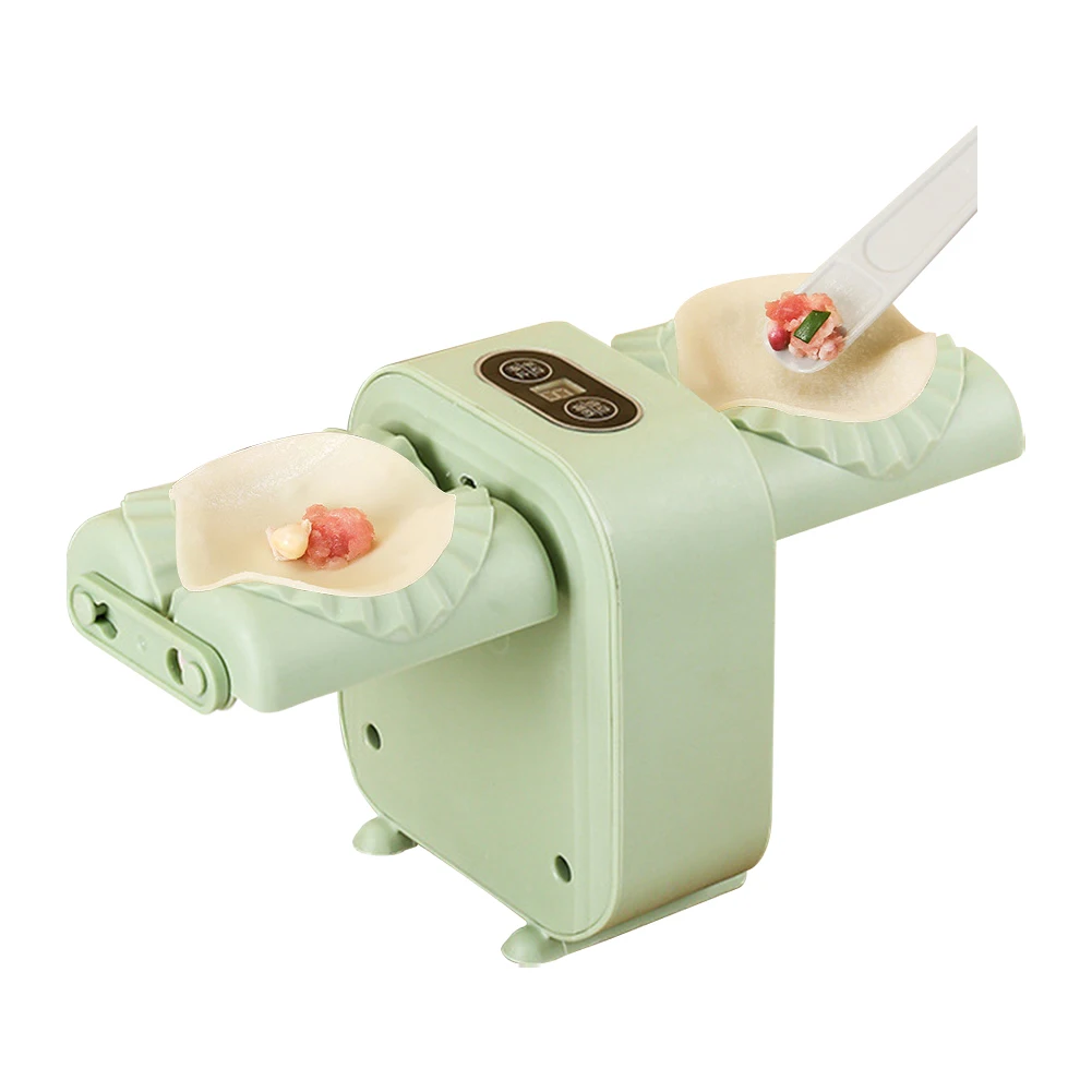 Dumpling Maker Household Double Head Dumpling Maker Wrap Two At A Time Dumpling Maker Machine Ravioli Press Mold Making Tool