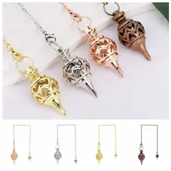 Copper Pendant Spiritual Metal Pendulum for Dowsing Divination Scrying Meditation Balancing Body Healing Chakra Spiritual