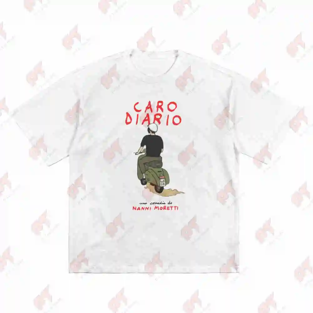 Dear Diary Caro Diario Nanni Moretti Italian Cinema Classic 90 Short Sleeve Tee 100% Cotton T-Shirt