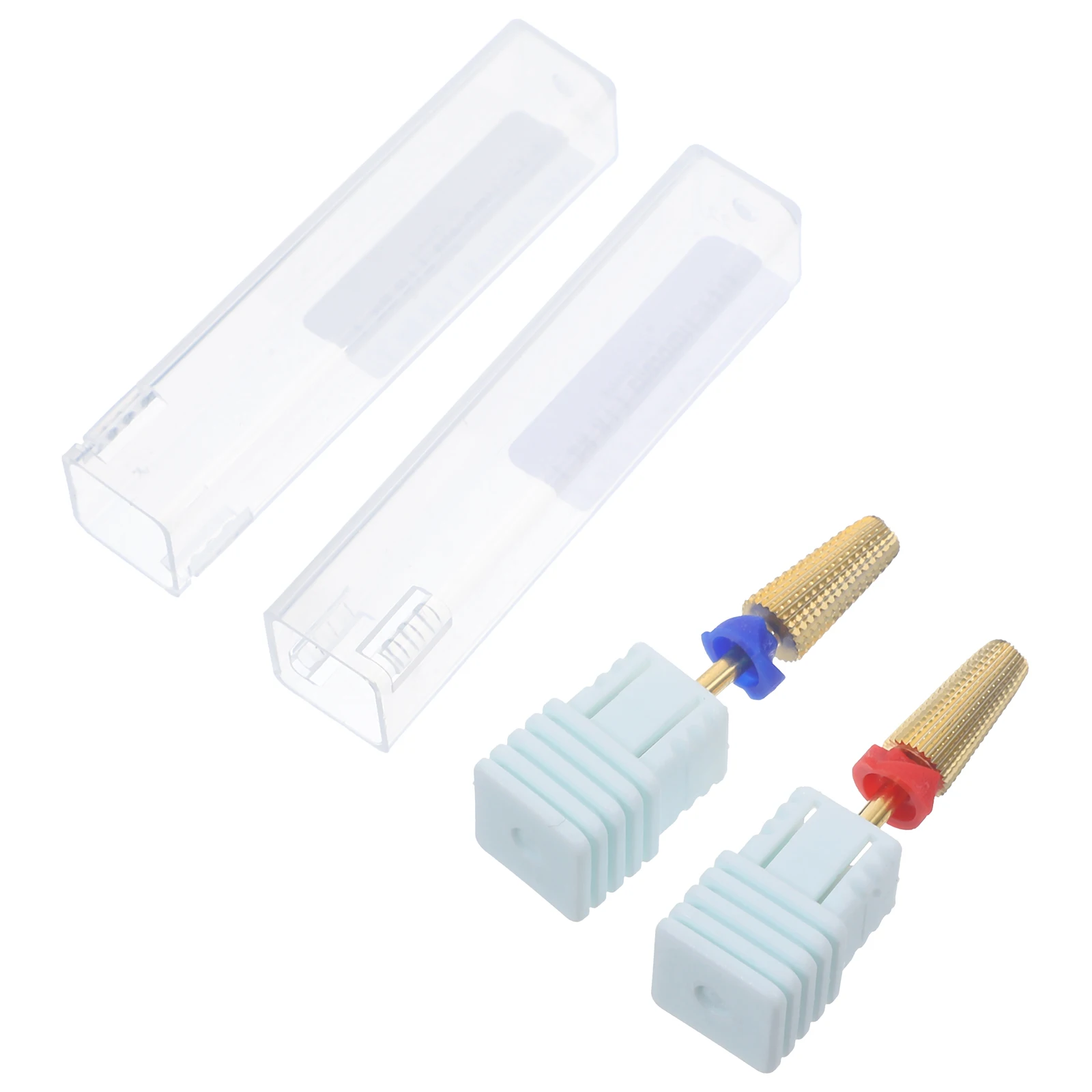 2Pcs Nail Drill Bits Acrylic Nails Tungsten Steel Cuticle Grinder Manicure Tools Polishing Accessories Grinding Heads