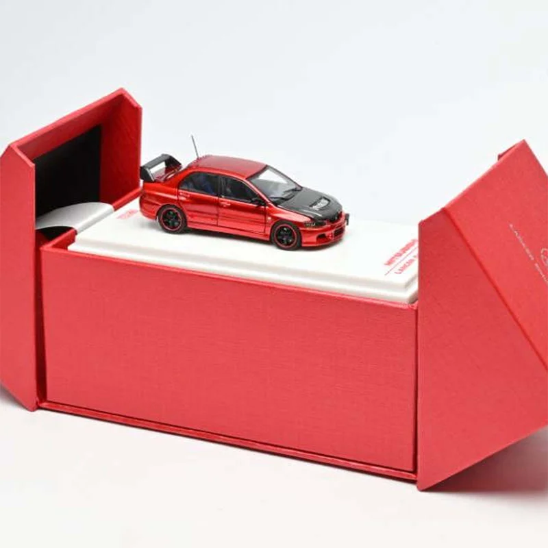 1:64 Ihcm Mitsubishi Evo 9th Generation ماليزيا محدودة كاملة الحجم محاكاة سبيكة مصغرة يموت الصب نموذج سيارة لعبة مخصصة هدية #2