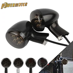 Motorcycle Rear Turn Signals Lamp Brake Lights Flashing For Harley Sportster 883 Iron XL 1200 48 Superlow 19-22 Cafe Racer