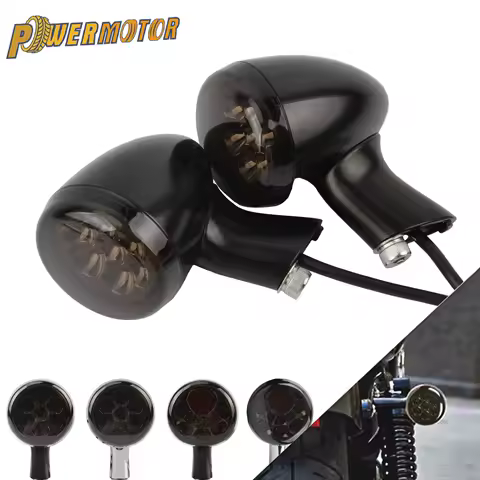 Motorcycle Rear Turn Signals Lamp Brake Lights Flashing For Harley Sportster 883 Iron XL 1200 48 Superlow 19-22 Cafe Racer