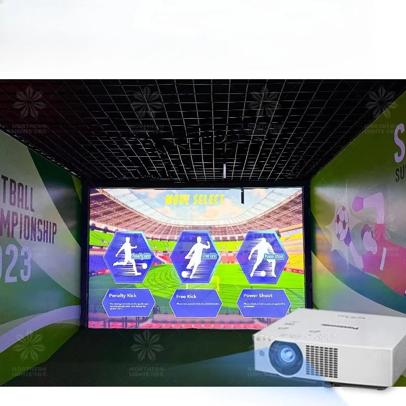 Hot Selling Football Simulator AR Sport Football Game Projection Interactive Wall Soccer Game Simulator