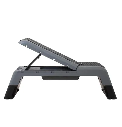 SMARTFIT Multifunctional Aerobic Deck 3 in 1 Incline Adjustable Aerobic Step Fitness Flat Step Board