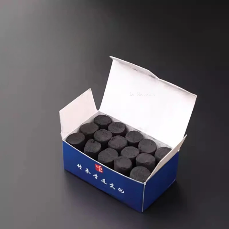 30 pçs carvão de incenso natural/fumigação de ar especial diy selo de incenso forno fogo enterrado fogão de mão de carbono aquecimento carvão