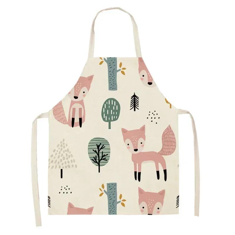 Fox Cat Cat Pattern Print Women's Adult Children's Home Kitchen Cooking Store April Clean Kitchen Accessories delantal