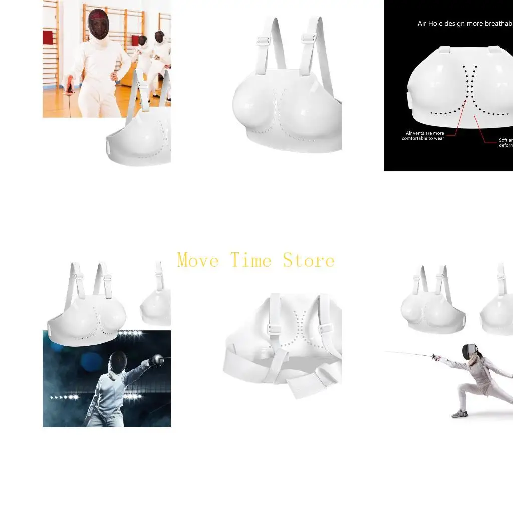 92ME Fencing Chest Guard Integral Fencing Chest Protector for Women Girl, Adjustable