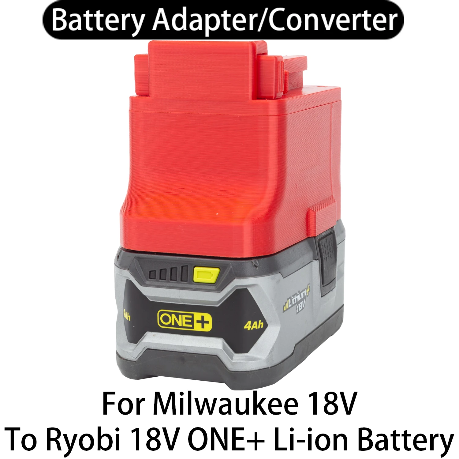 

Battery Adapter For Milwaukee 18V Tool To Ryobi 18V ONE+ Li-ion Battery Adapter Converter Power Tool Accessory