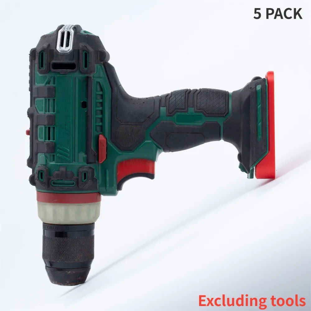 5 PCS Wall Mount Power Tools Storage Rack，for Lidl PARKSIDE X20V Series Tools  Fixed Bracket（Excluding Tools）