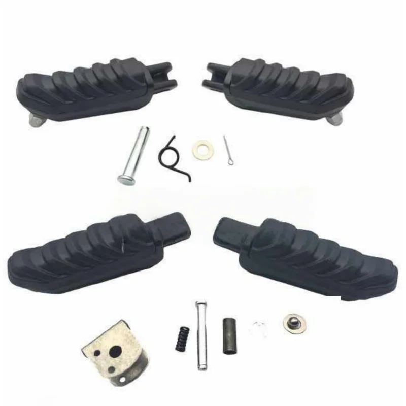 Foot Pegs Footrest Bracket For QJMOTOR SRV600 QJ600-12B Motorcycle Front Rear Left Right Rider Passenger Footpeg Parts
