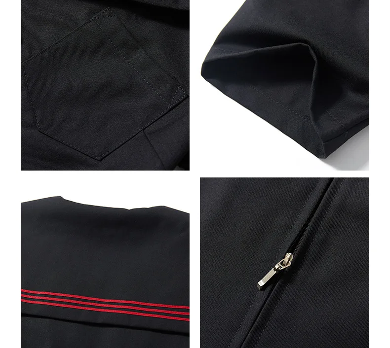 Schwarze JK-Uniform, japanischer Matrosenanzug, kurz-/langärmlig, Schuluniform-Set für Mädchen, Faltenrock, Anime-Cosplay-Kostüm, für alle Jahreszeiten – Detail 14