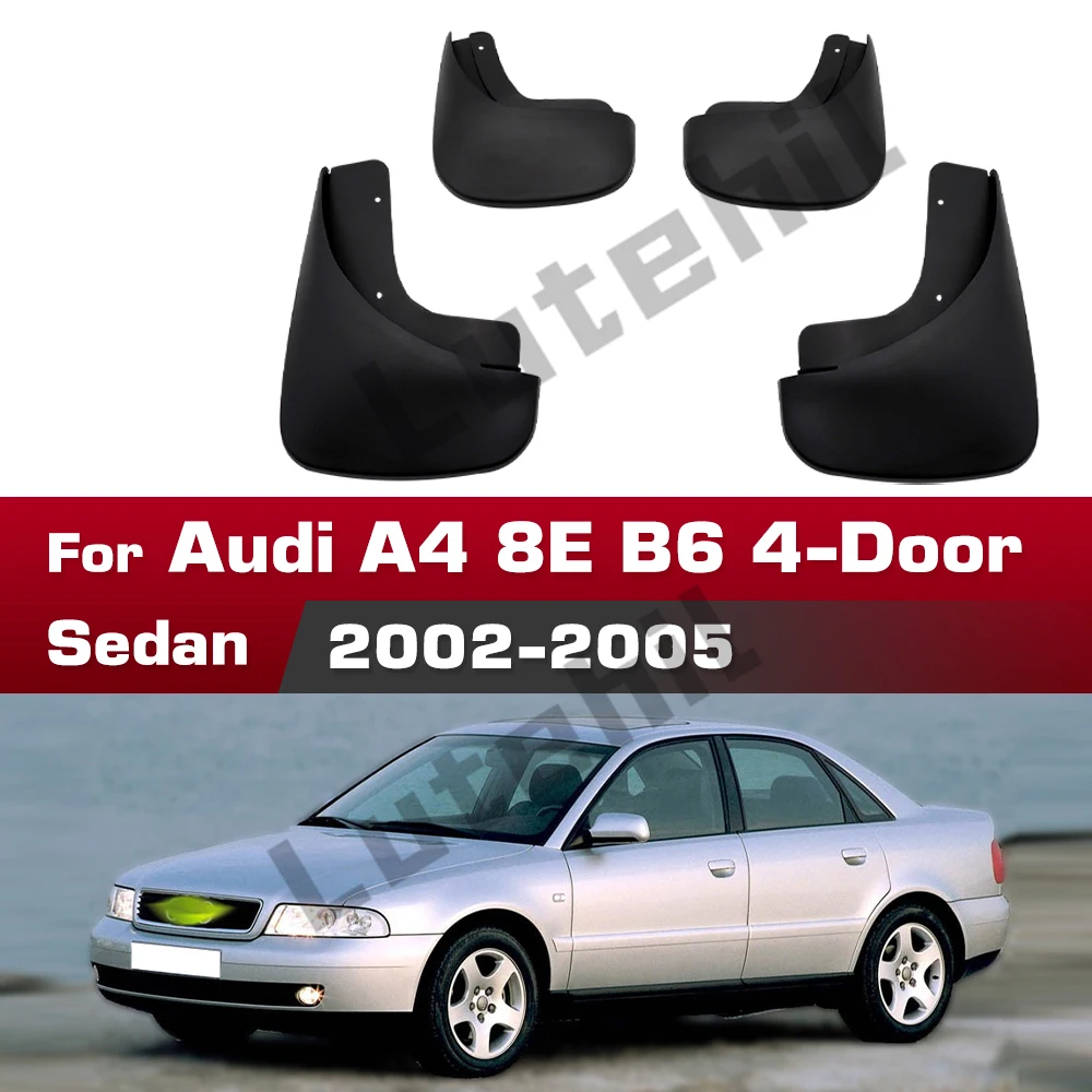 

Для Audi A4 B6 2002 2003 2004 2005 брызговики на крыло брызговики брызговики автомобильные аксессуары