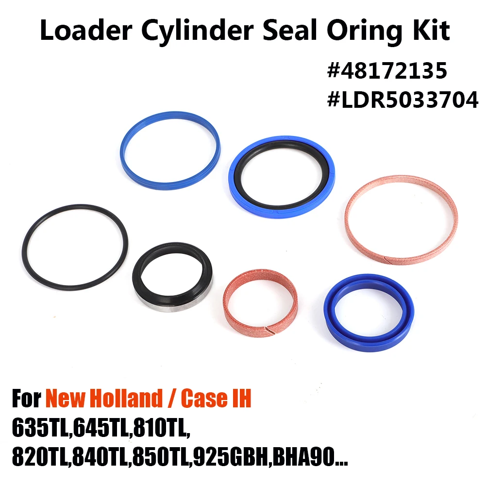 7x Seal Kit For New Holland Case IH 48172135 LDR5033704 Backhoe Loader Cylinder