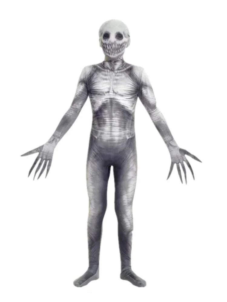 Combinaison squelette d'halloween, Costume de Cosplay, crâne Zobie, vêtements, tenues de spectacle sur scène pour fête de carnaval, fourniture pour hommes et femmes