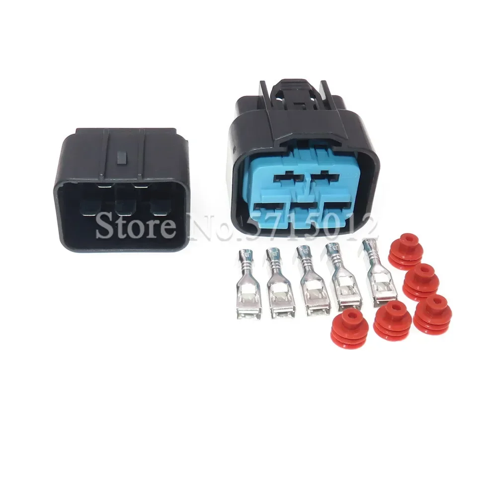 5 Hole 6189-0904 Car Electrical Connector Auto Wire Plug With Pins And Seals