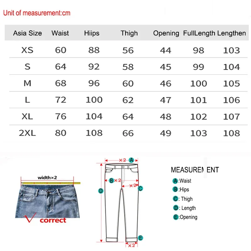 Jeans per le donne pantaloni larghi dritti dritti ad alta elasticità di moda quattro stagioni nuovissimi pantaloni in Denim di arrivo