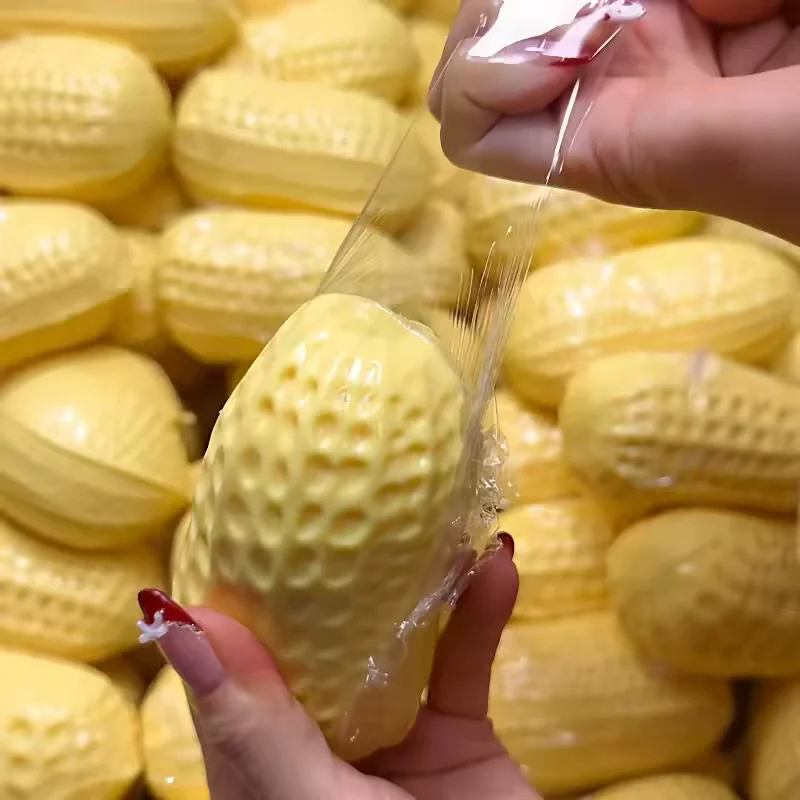 Peanut Squishy Pinch Pressure Ball Slow Rebound Soft As Butter Sensory Decompression Office Home Decoration Children Adult Gifts