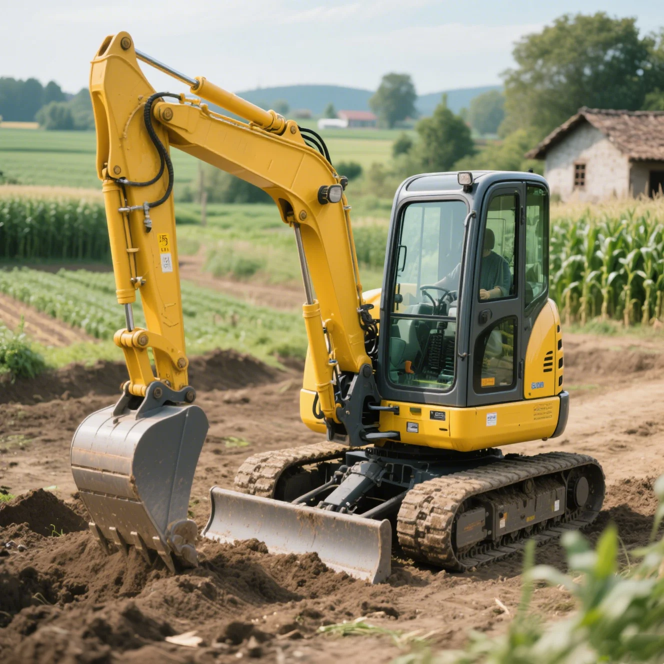 

Newly designed loader front-end brand new mobile small excavator discounted price